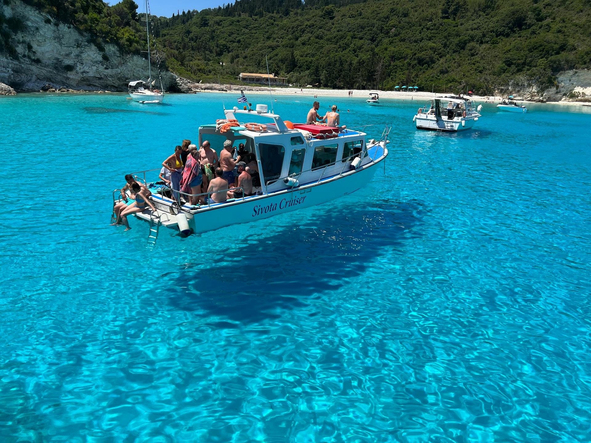 sivota mini boat cruise